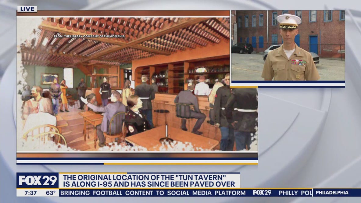 Plans underway to rebuild historic tavern known as birthplace of U.S. Marine Corps.